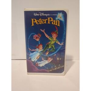 Vintage PETER PAN Walt Disney Black‎ Diamond Edition VHS Tape